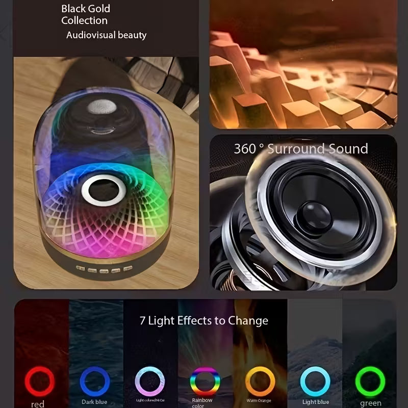 Wireless Speaker with Dynamic Light Show