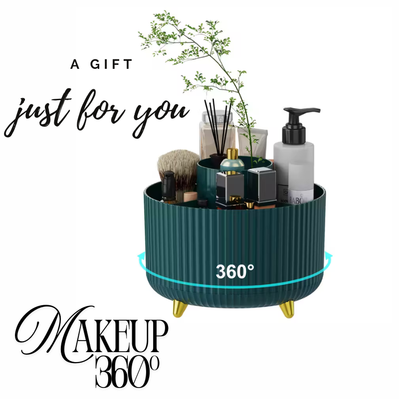 360° ROTATING MAKEUP ORGANIZER