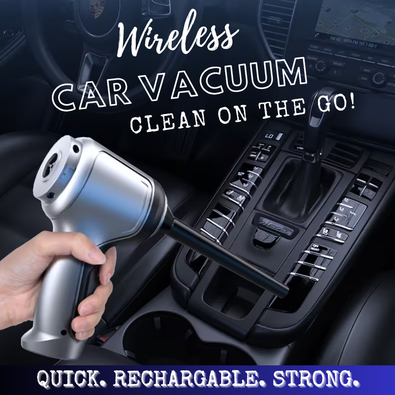 Wireless Car Vacuum — Clean on the Go!