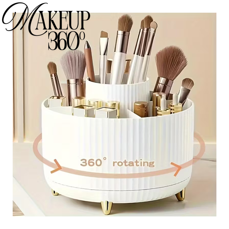 360° ROTATING MAKEUP ORGANIZER