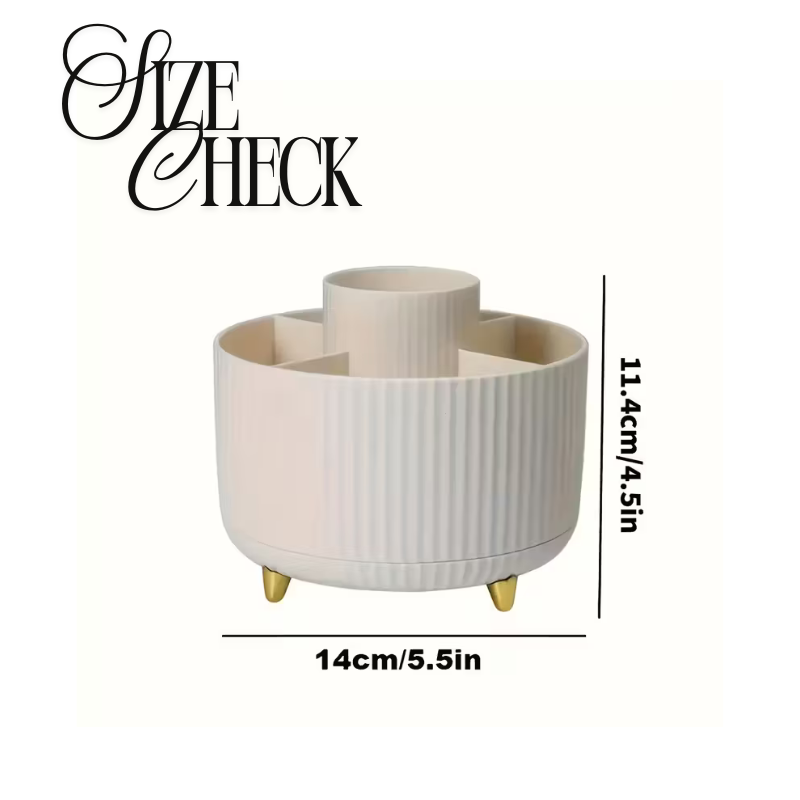 360° ROTATING MAKEUP ORGANIZER