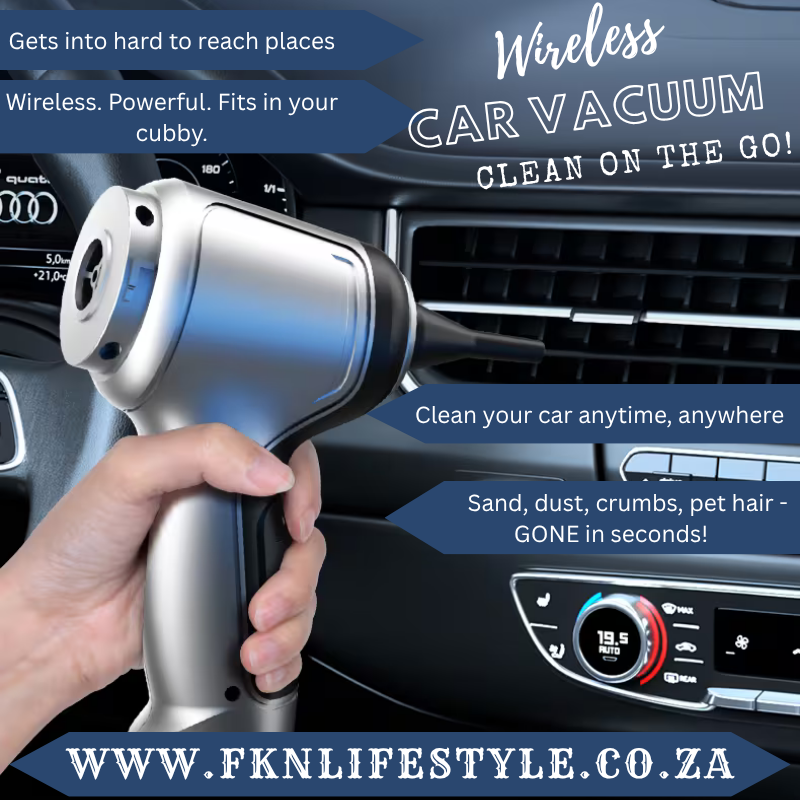 Wireless Car Vacuum — Clean on the Go!