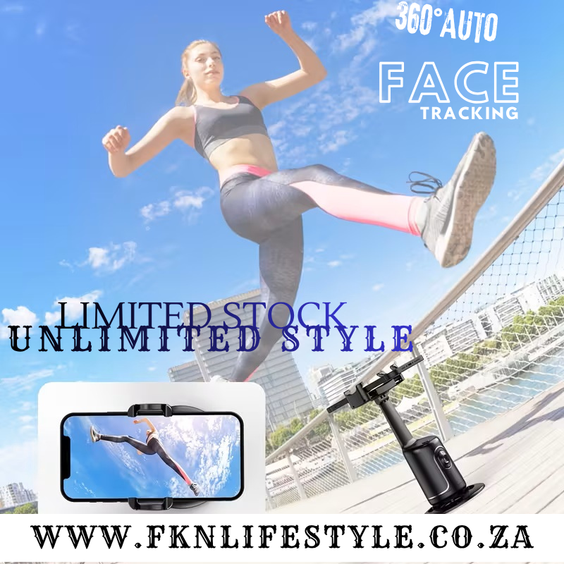 Auto Face Tracking Phone Holder – 360° SA TikTok Flex