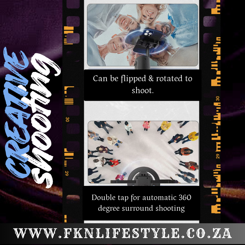 Auto Face Tracking Phone Holder – 360° SA TikTok Flex