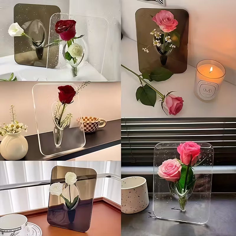 Modern Clear Acrylic Flower Vase